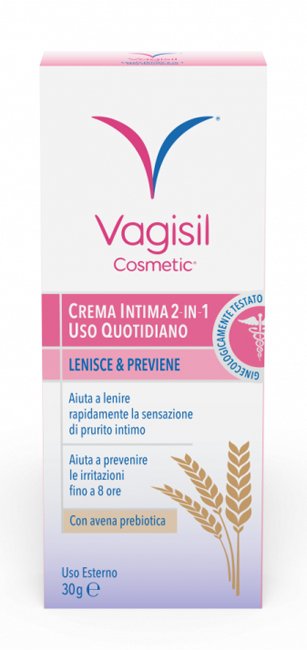 VAGISIL CREMA INTIMA 2IN1 USO QUOTIDIANO LENISCE E PREVIENE 30G