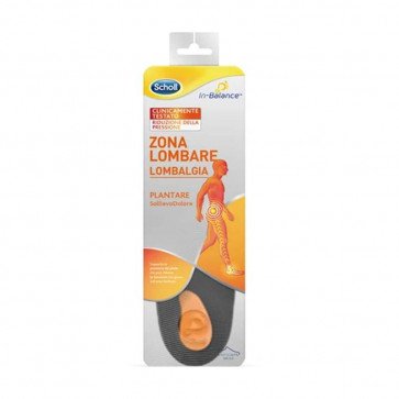Scholl In Balance Zona Lombare Plantare Taglia L (42,5-45) Lombalgia
