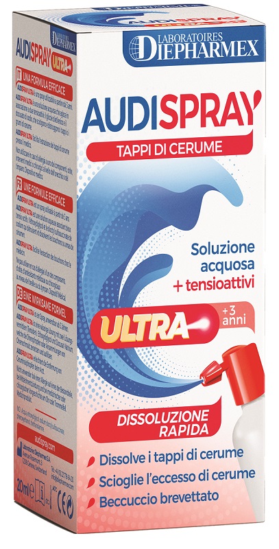 AUDISPRAY ULTRA TAPPI DI CERUME 20ML