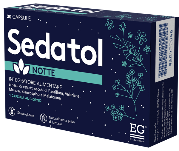 Sedatol Notte 30 Capsule Insonnia