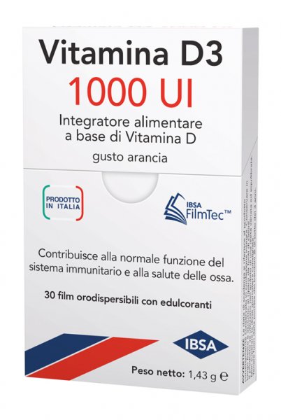 Ibsa Vitamina D3 1000UI 30Film
