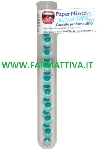 Sanico Paper Mints Cool Caps Profuma alito