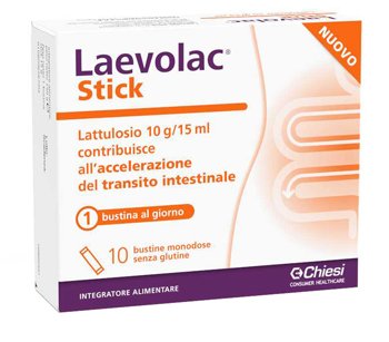 Laevolac Stick 10 Bustine Benessere Intestinale
