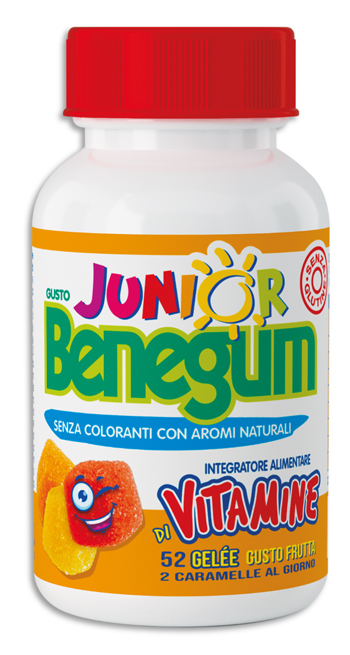 Benegum Junior 52 caramelle Gusto Frutta Vitaminico