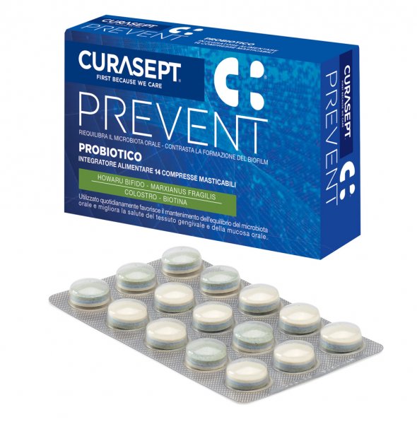 Curasept Prevent Probiotico 14 Compresse