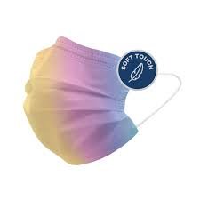 Popme Mascherine Chirurgiche Monouso Arcobaleno 5 Pezzi Adulti