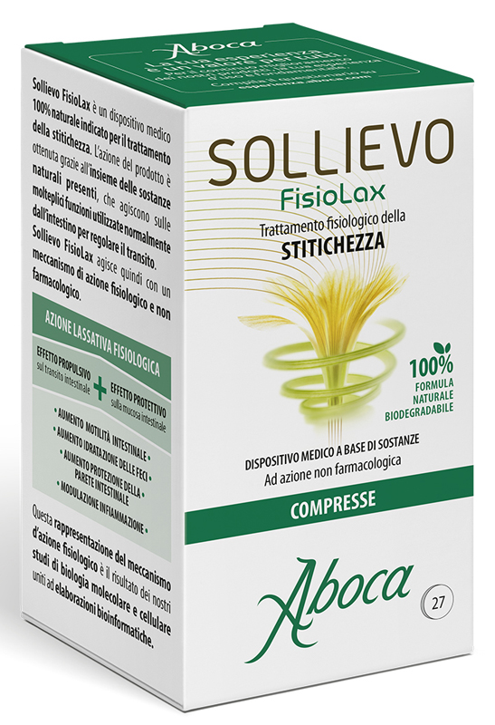 Aboca Sollievo Fisiolax 27 Compresse Stitichezza