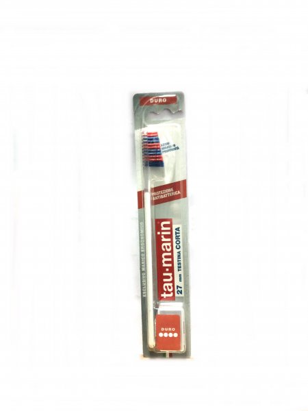 Tau Marin Spazzolino Protezione Antibatterica 27 mm Testina Corta Duro