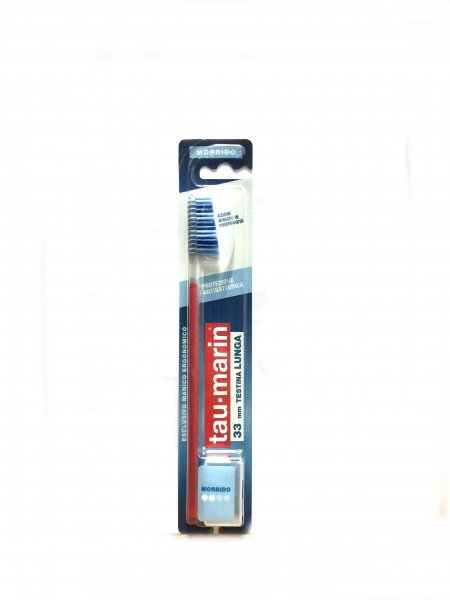 Tau Marin Spazzolino Protezione Antibatterica 33 mm Testina Lunga Morbido