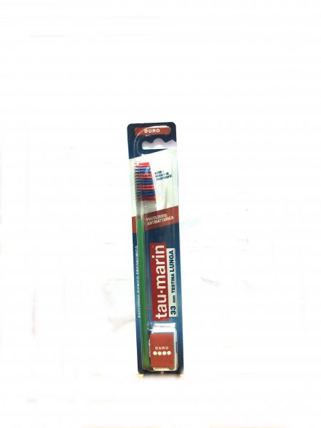 Tau Marin Spazzolino Protezione Antibatterica 33 mm Testina Lunga Duro