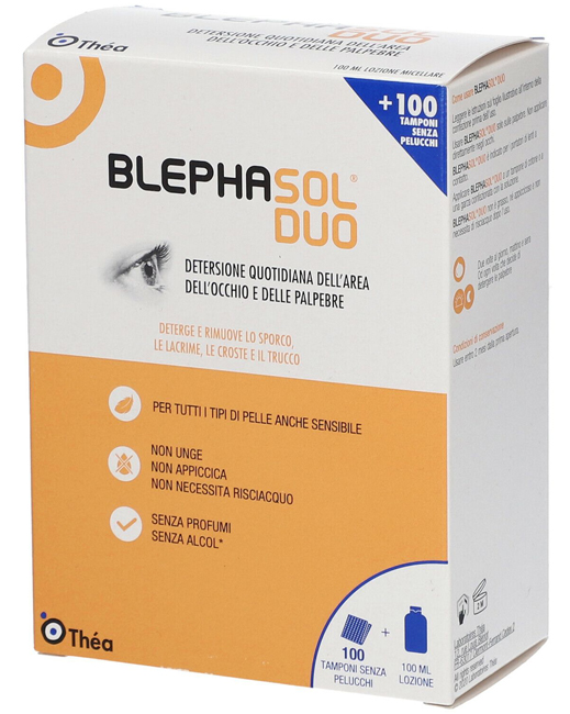 Blephasol dUO Lozione Micellare 100 ml +100 garze