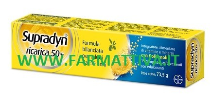 Bayer Supradyn ricarica 50+ Compresse effervescenti