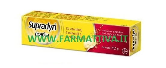 Bayer Supradyn ricarica 15 Compresse effervescenti