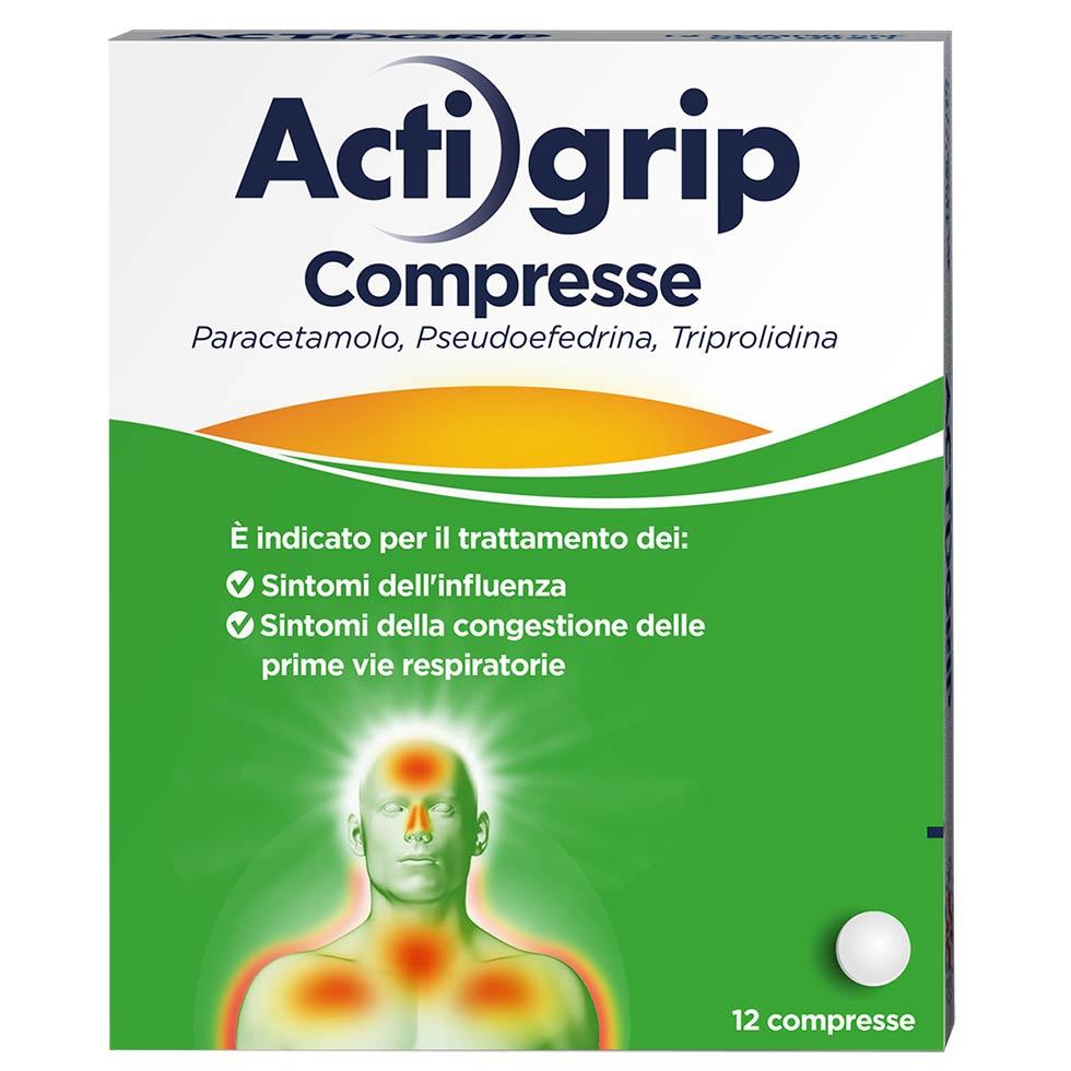 Actigrip 12 Compresse