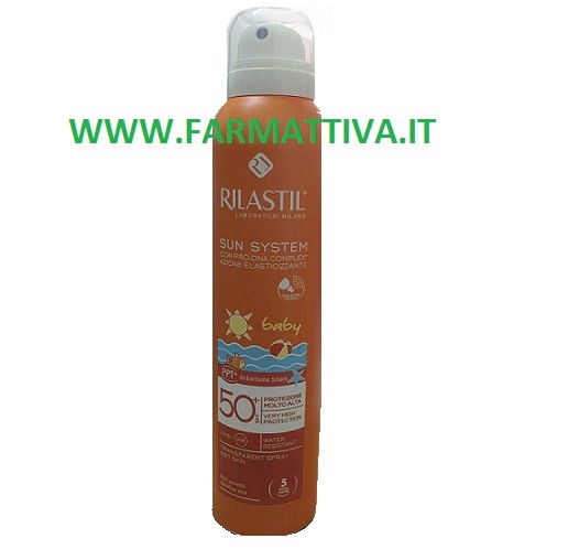 Rilastil Sun System Baby Protezione Molto Alta SPF 50+ Spray