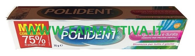 Polident Imbattibile Lunga Tenuta adesivo per protesi dentali 70g
