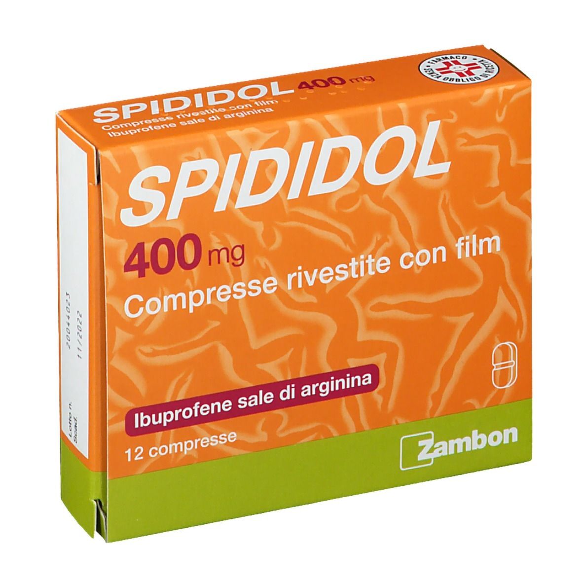 SPIDIDOL*12COMPRESSE RIVESTITE 400MG