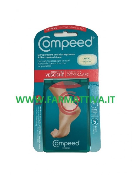 Compeed Extreme Tallone sport Cerotti per Vesciche Formato Medio
