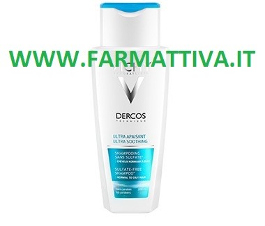 Vichy Dercos Ultra Lenitivo Shampo Anti prurito Capelli da normali a grassi