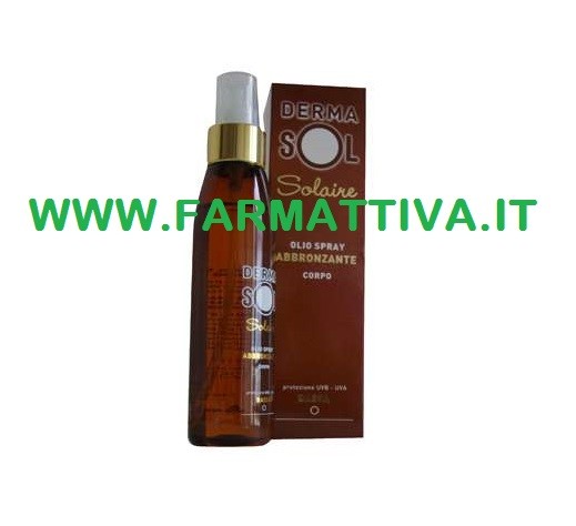 Derma Sol Solaire Olio Spray Abbronzante Corpo Protezione Basa