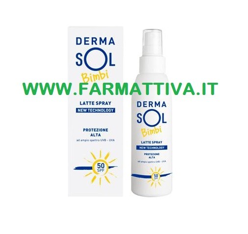 Derma Sol Bimbi Latte Spray Solare SPF 50