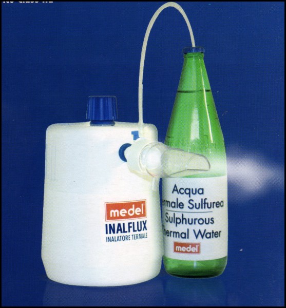 Medel Inalflux inalatore di acque termali a getto caldo umido