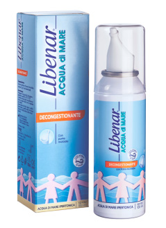 Libenar Spray Decongestionante Acqua di Mare Ipertonica 100ml