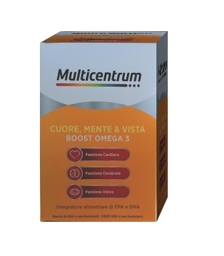 Multicentrum Boost Omega 3 Cuore Mente Vista 60  Miniperle