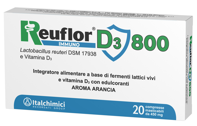 Reuflor D3 800 Immuno 20Compresse