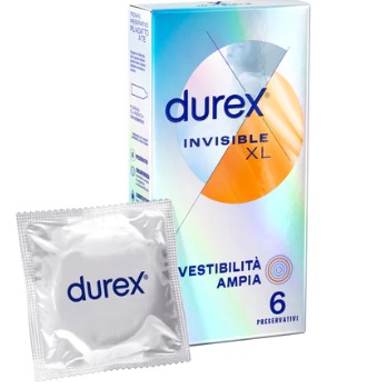 Durex Invisible XL 6 Profilattici