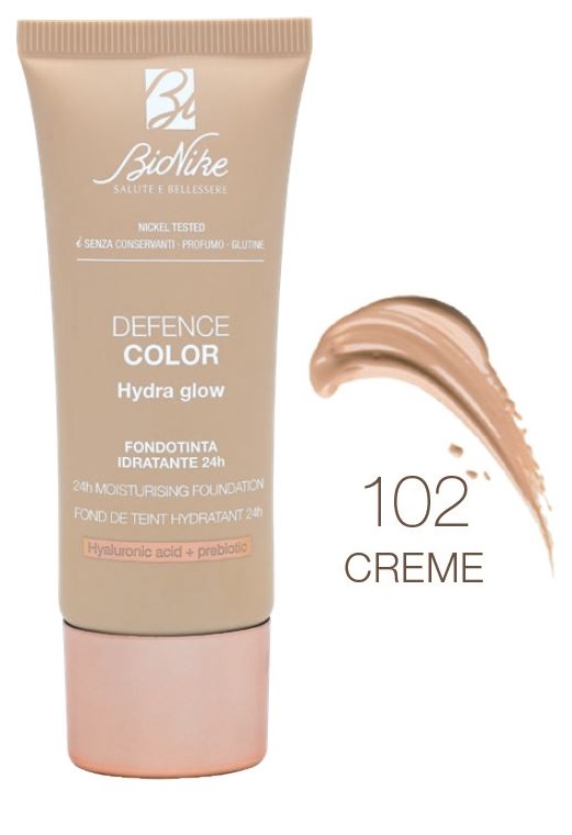 Bionike Defence Color Fondotinta Hydra Glow 102 Creme