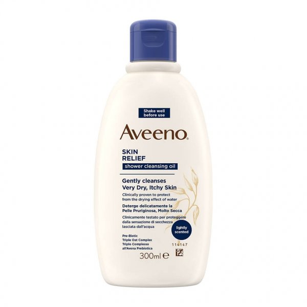 Aveeno Skin Relief Detergente Olio Bagno e Doccia 300 ml