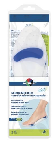 Master Aid Soletta Siliconica Elevazione Metatarsale Taglia S 37/38 2 Pezzi