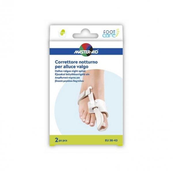 Master Aid Correttore Notturno Per Alluce Valgo Taglia 36-43 2 Pezzi