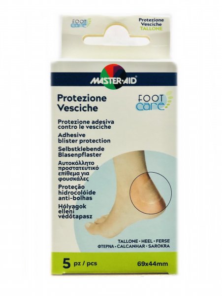 Master Aid Protezione Vesciche Tallone 69x44 mm