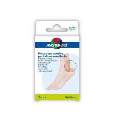 Master Aid Protezione Adesiva Per Tallone e Malleolo 72x43x3 mm 2 Pezzi