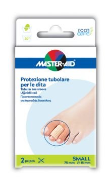 Master Aid Protezione Tubolare Dita Small 75 mm 15 mm 2 Pezzi, Protettori  per Piedi 