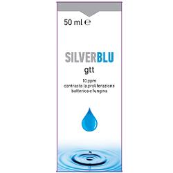 SILVER BLU GOCCE  Contrasta la proliferazione batterica e fungina.