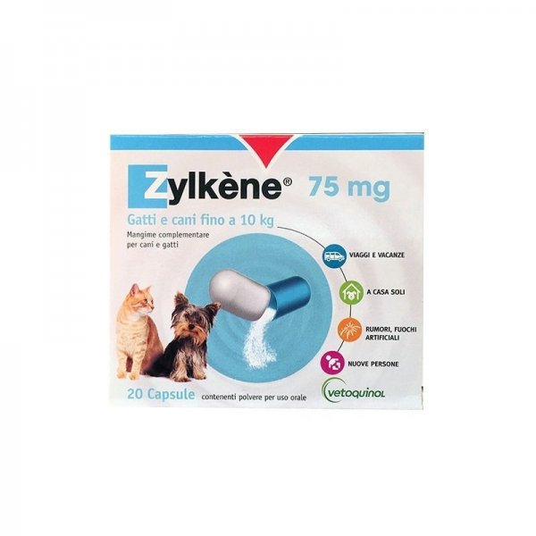 Zylkene Cani e Gatti 75 mg 20 Capsule