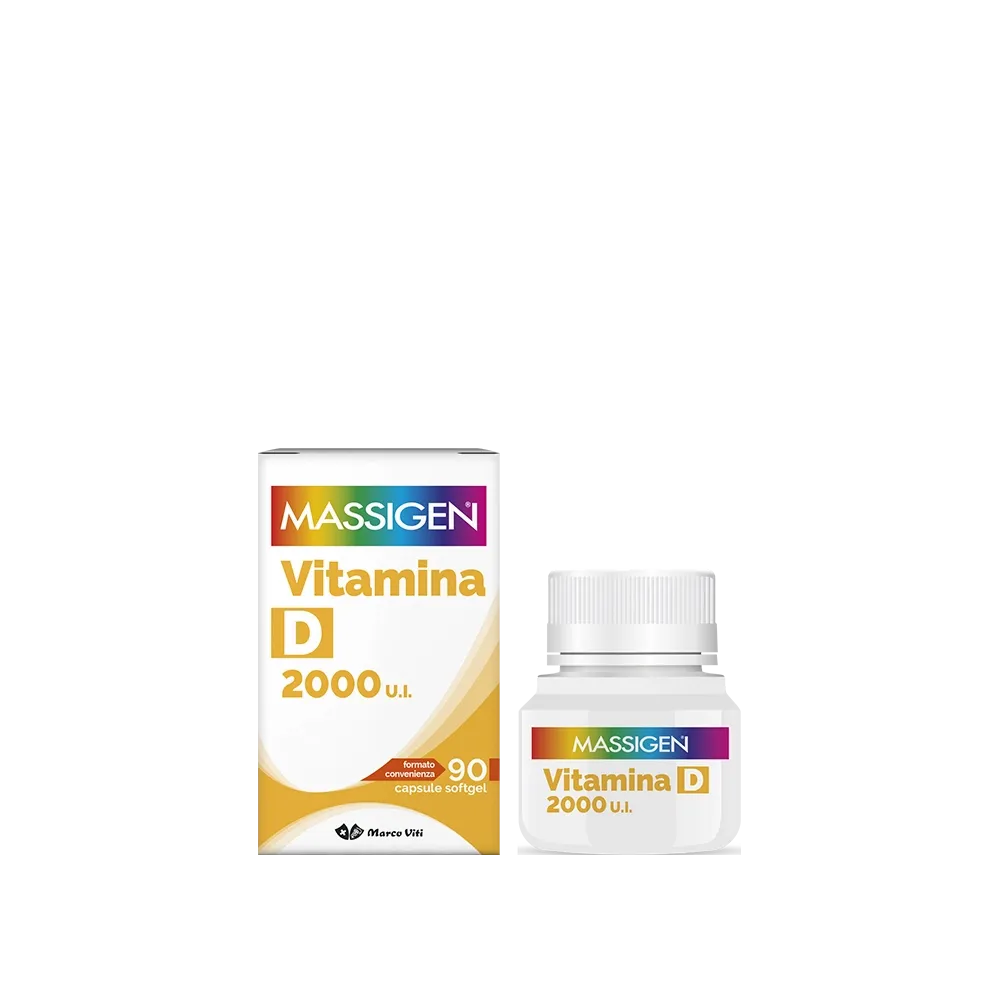Massigen Vitamina D 2000 UI 90 Capsule Softgel(DISPONIBILI 5 PEZZI)