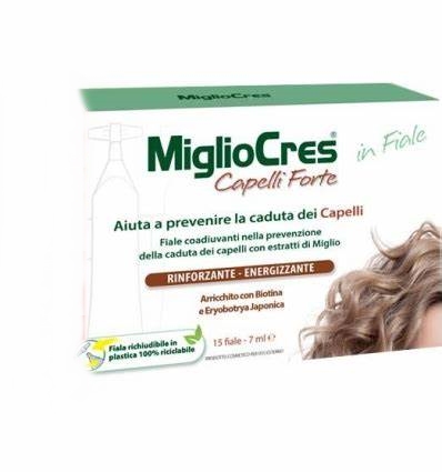MiglioCres Capelli Forte Rinforzzante Energizzante 15 Fiale 7ml