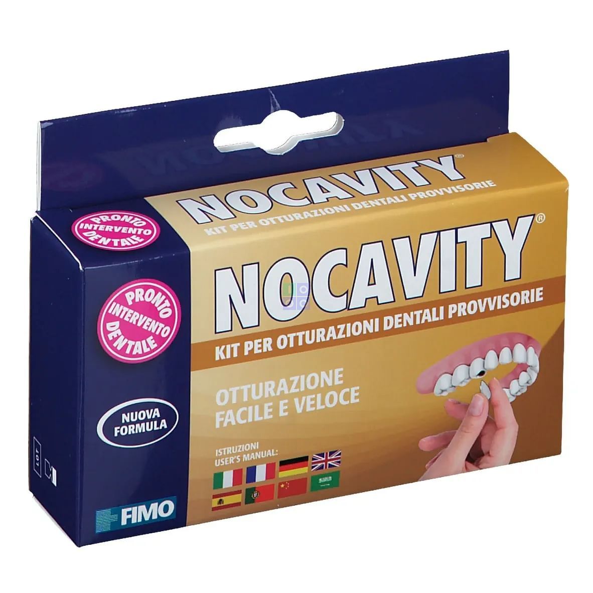 Nocavity Kit per Otturazioni Dentali Provvisorie