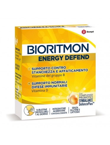Bioritmon Energy Defend 14 Bustine stanchezza,affaticamento e aumento difese immunitarie