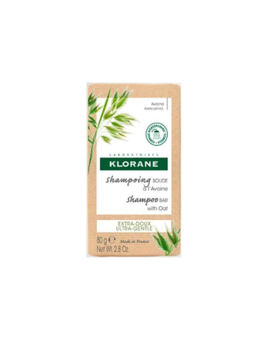 Klorane Shampoo Solido All'Avena 80 g
