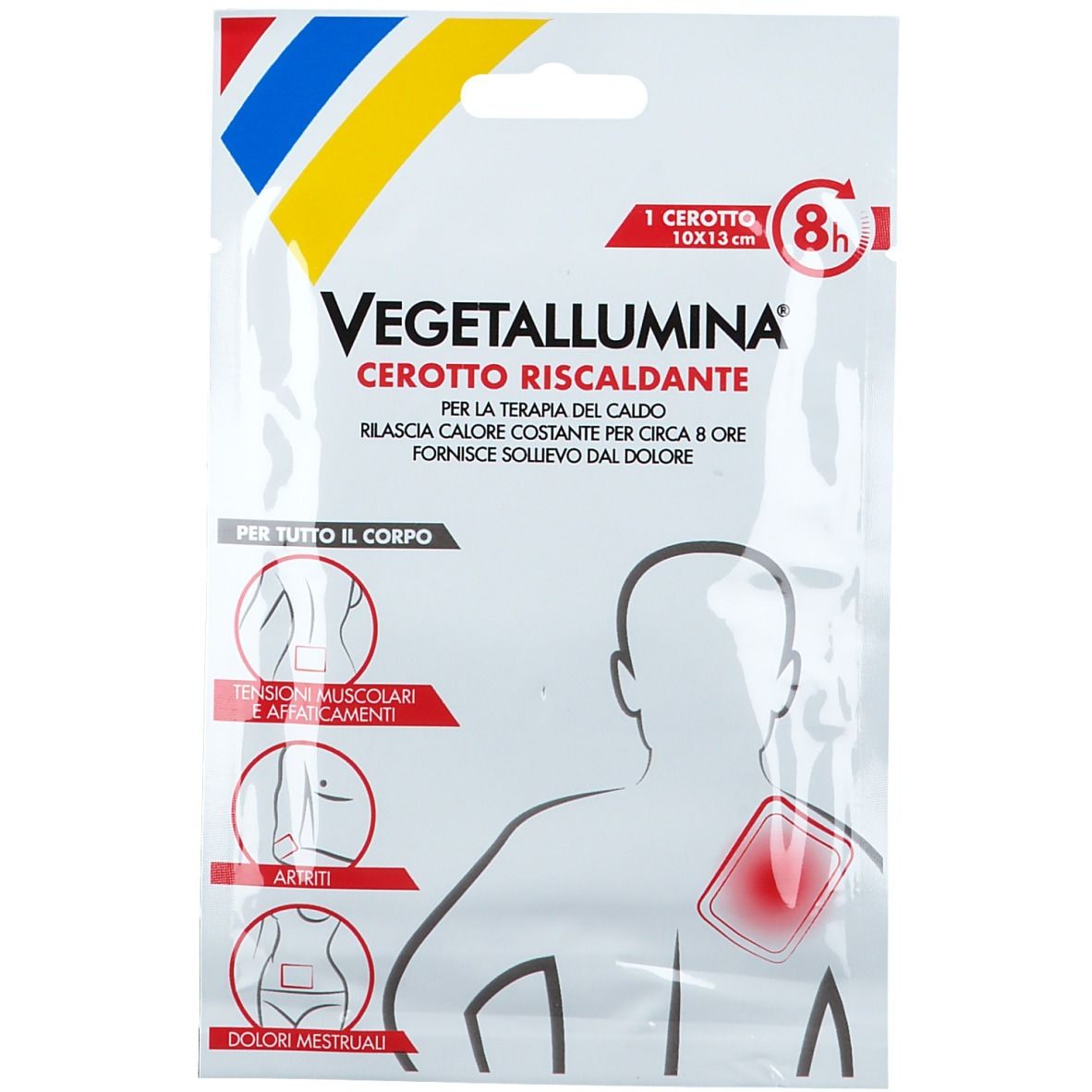 Vegetallumina Cerotto Riscaldante 10X13 cm 1 Cerotto