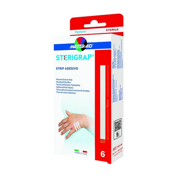 Master Aid Sterigrap 75X6mm 6 Strip