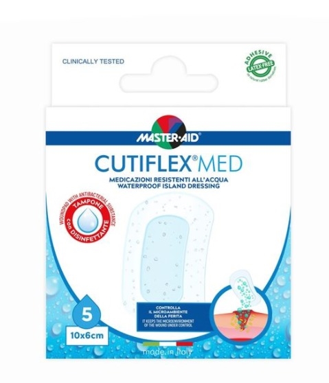 Master Aid Cutiflex Med 10X6 cm 5 Cerotti