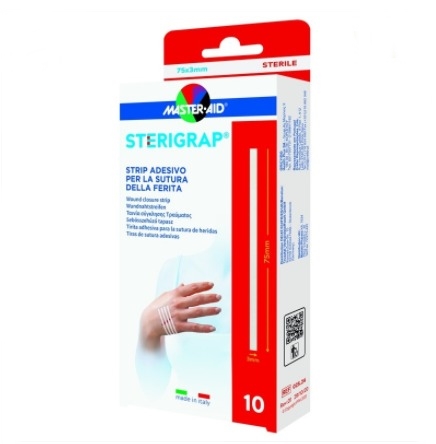Master Aid Sterigrap 75X3mm 10 Strip