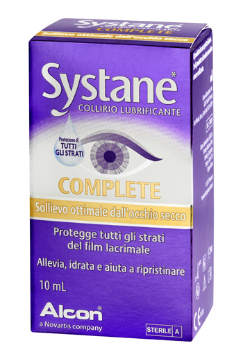 Systane Collirio Complete Collirio Lubrificante 10ml, Prodotti per Occhi,  Colliri, Salviette 