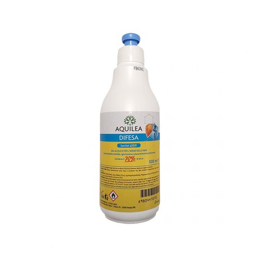 Aquilea Difesa Sanigel Lemon Gel Alcolico Igiene Mani 500 ml